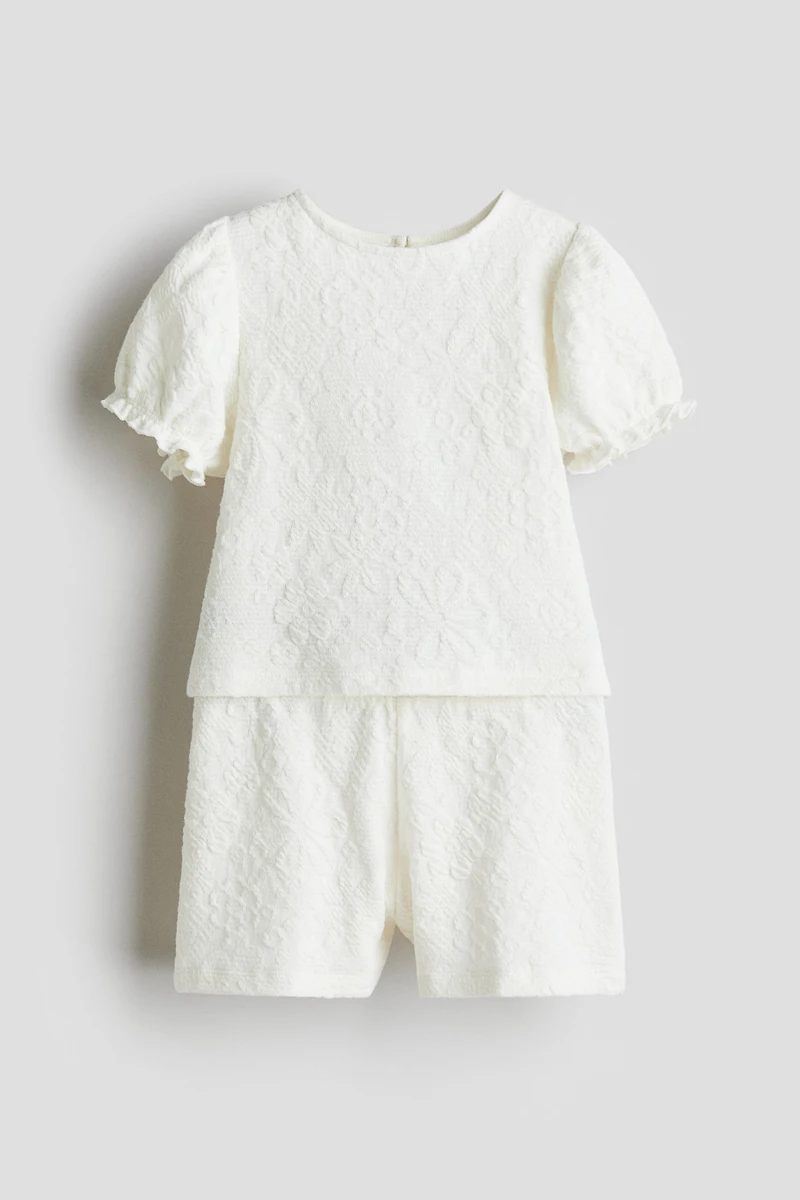 Ensemble 2 pièces en jersey jacquard