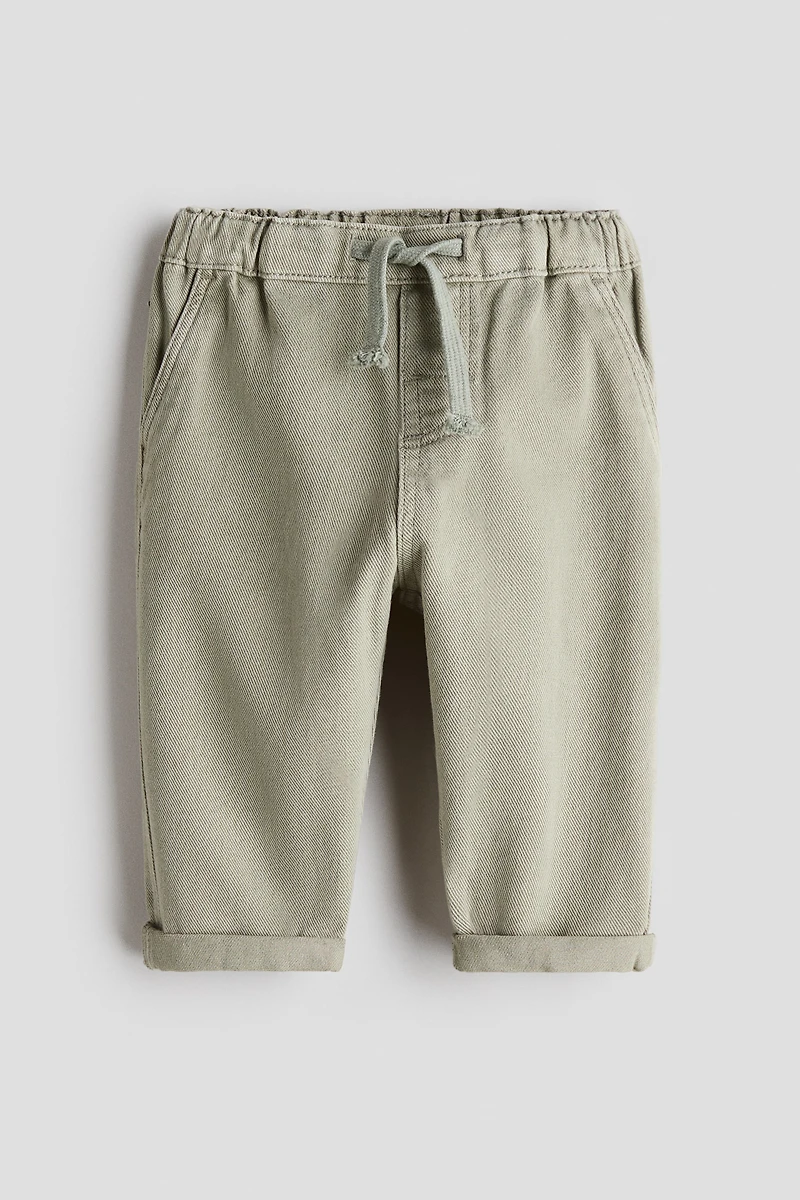 Cotton Twill Joggers