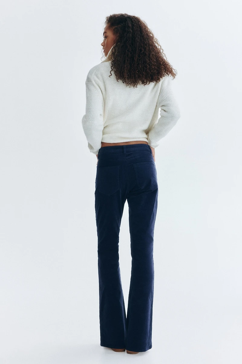 Flared Corduroy Pants