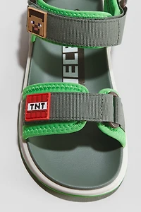 Motif-Detail Sandals