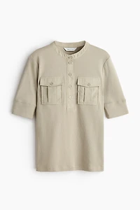 Pima Cotton Henley Shirt