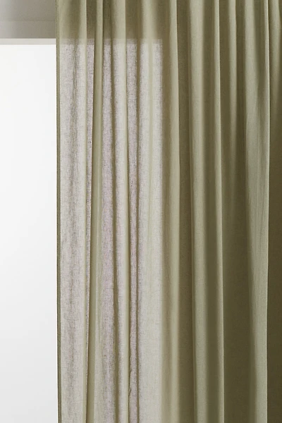 1-pack Wide Linen-Blend Curtain Panel