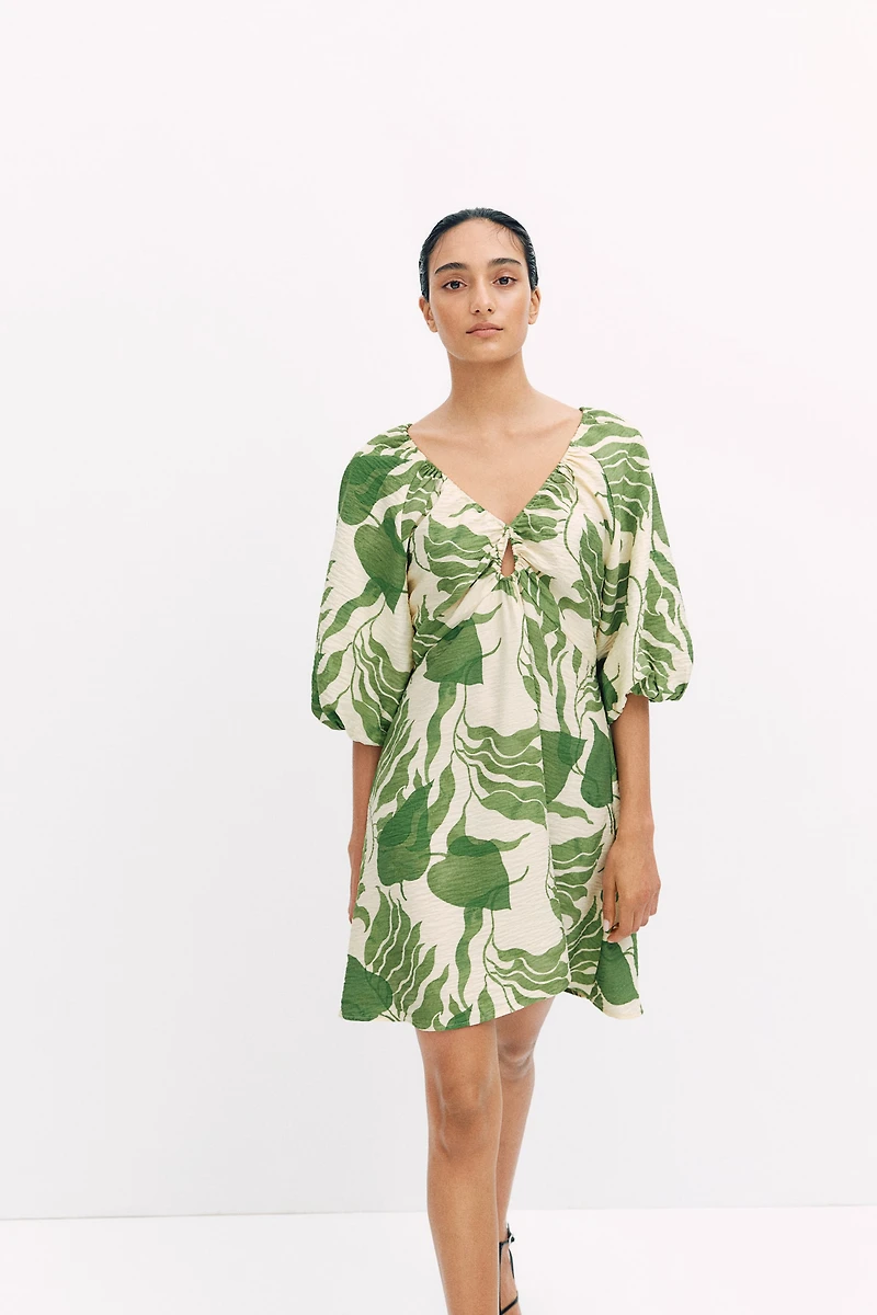 Crêpe Mini Dress