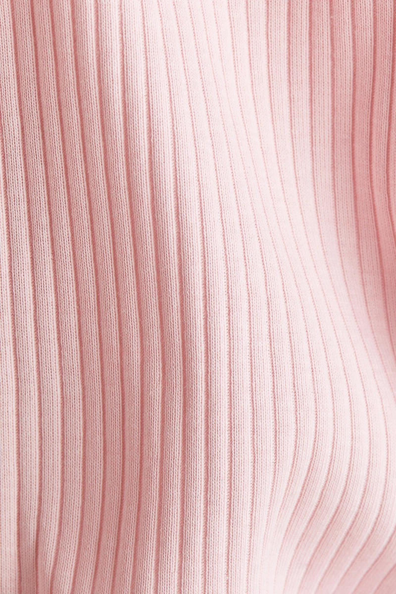 2-Piece Ribbed Cotton Set