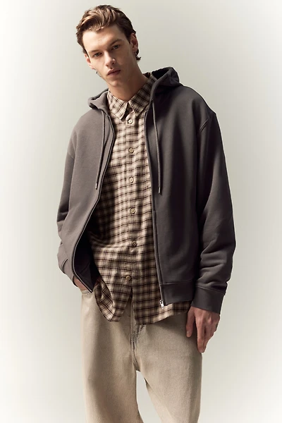 Regular Fit Hooded Jacket