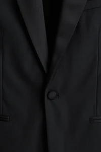 Slim-Fit Wool-Blend Tuxedo Jacket