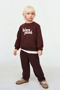 Straight-Leg Cotton Joggers