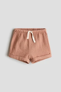 Cotton Muslin Shorts