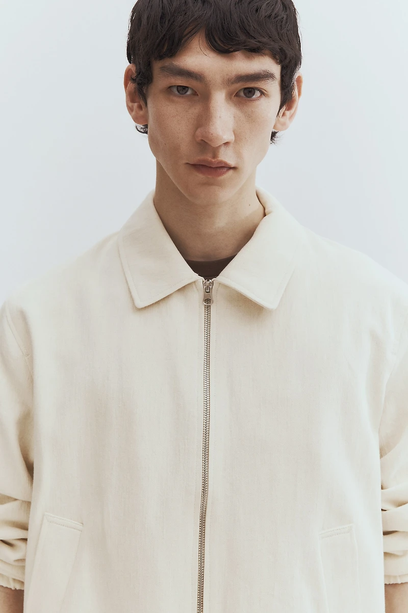Regular-Fit Linen-Blend Jacket