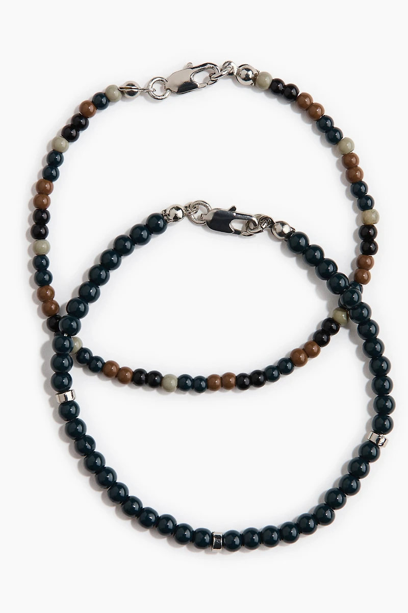 2-Pack Beaded Bracelets