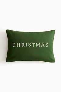 Printed Canvas Cushion Cover