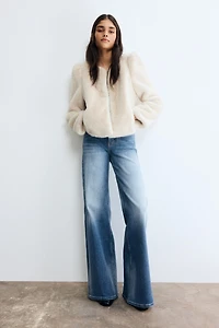 Jean ample taille haute