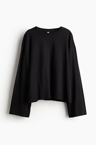 Long-Sleeved Cotton Top