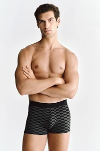 3-Pack Short Cotton Boxer Briefs