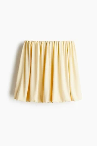 Bubble-Hem Mini Skirt
