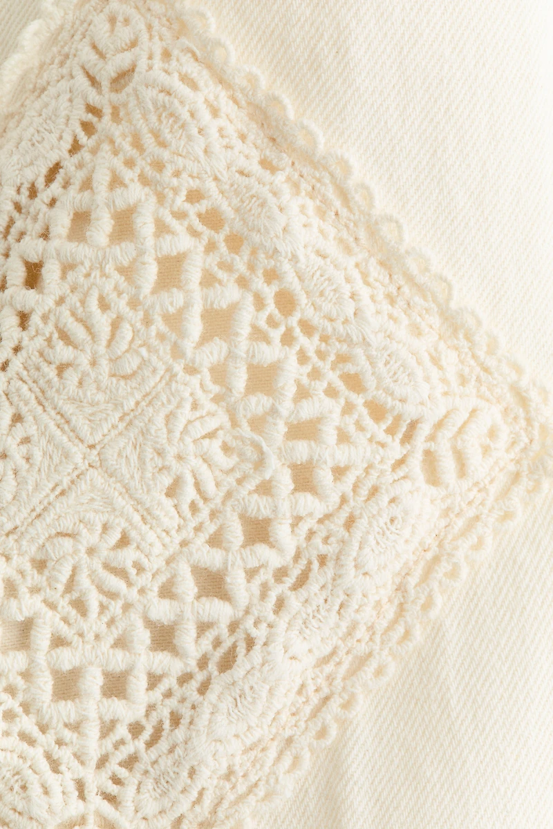 Short-Sleeved Denim Shirt