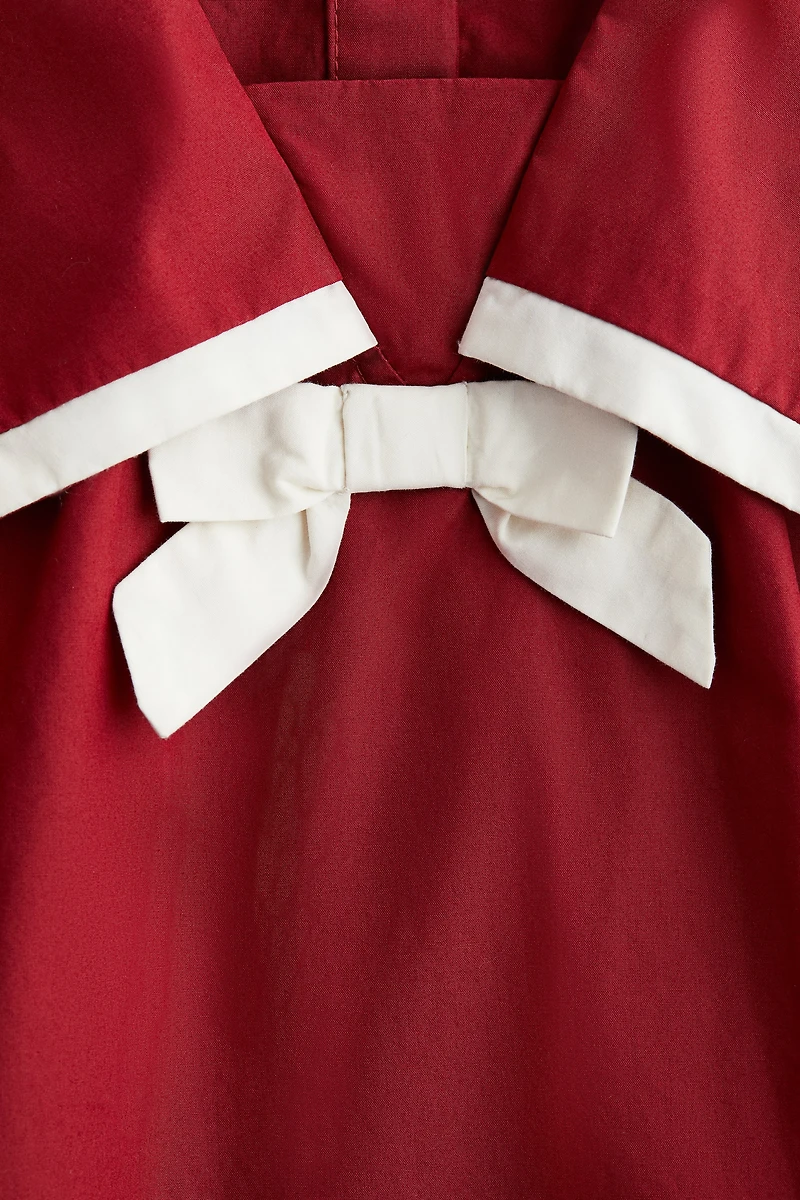 Robe en coton avec col marin