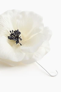 Décoration en forme de rose Noël