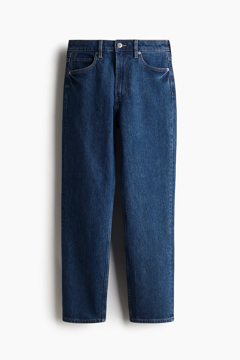 Slim Straight High Ankle Jeans