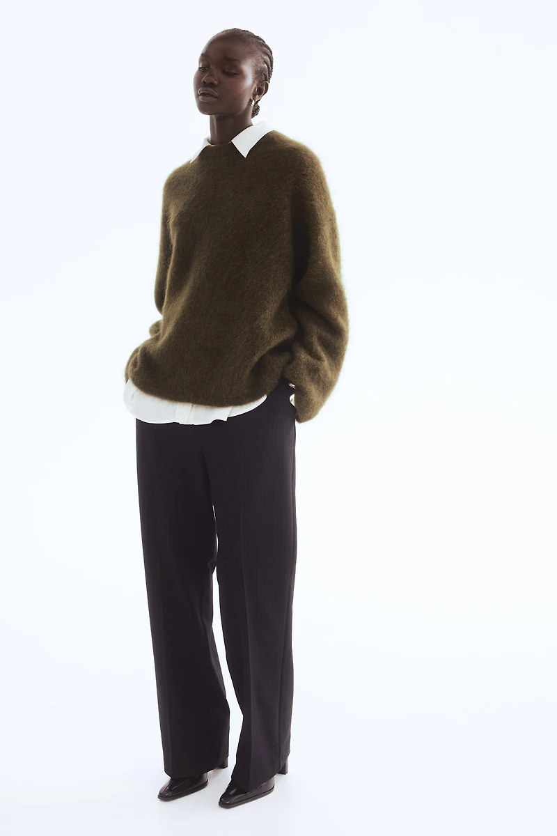 Oversized Mohair-Blend Sweater