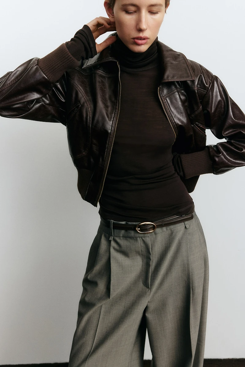 Pantalon sur mesure en laine mélangée