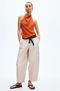 Balloon-Leg Cargo Pants