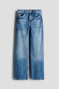 Jean à jambes larges