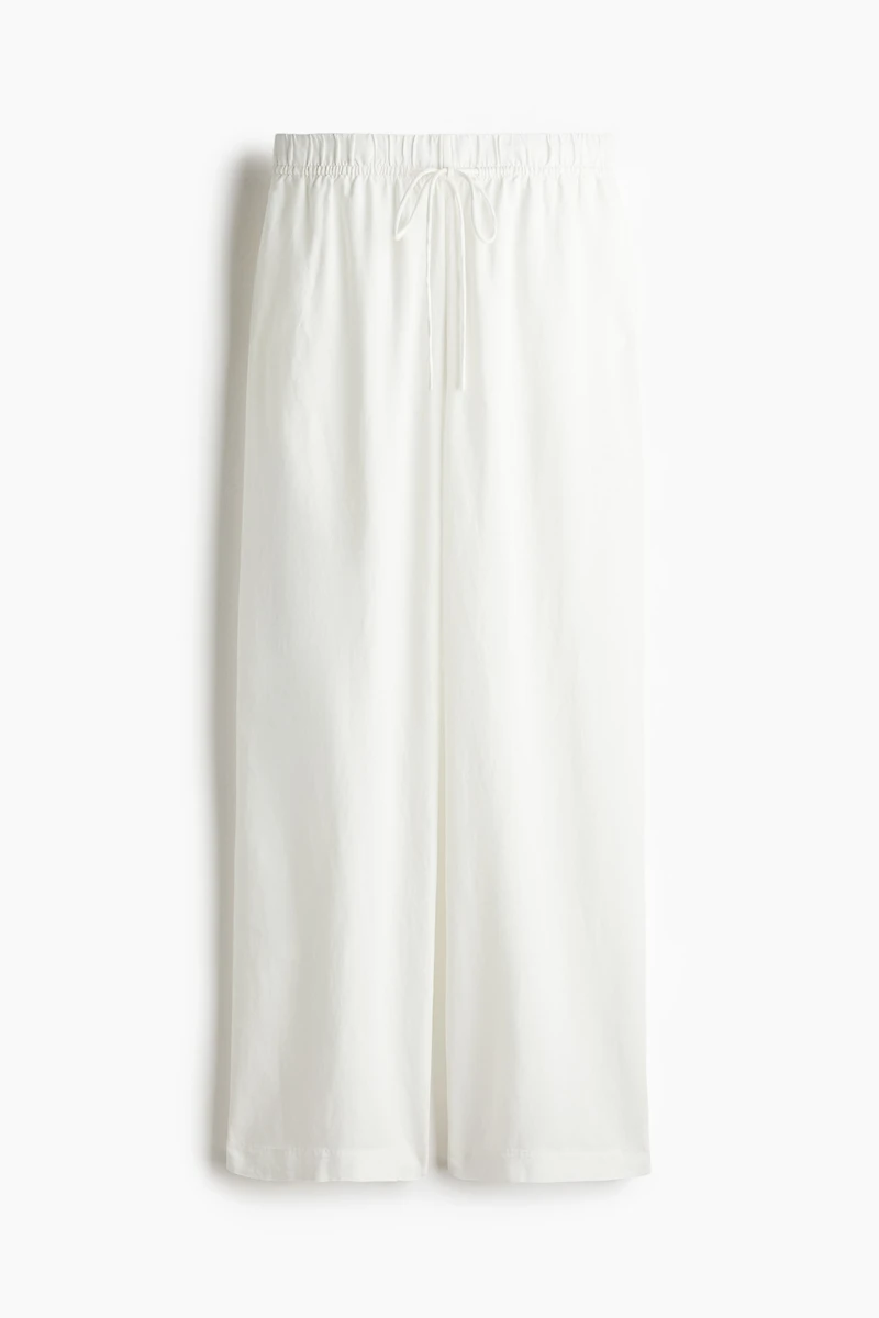 Pantalon en lin mélangé