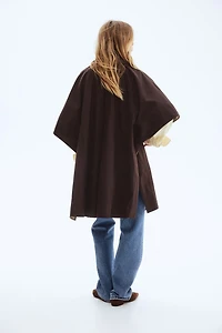 Cape Coat with Collar