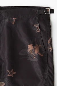 Patterned Swim Shorts