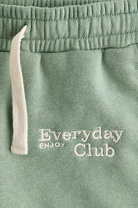 Embroidered-Detail Joggers