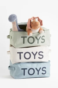 Toy Storage Basket with Lid