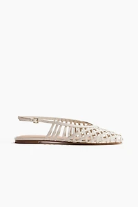Leather Slingbacks