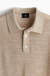 Regular Fit Fine-Knit Polo Shirt