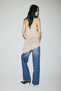Lace-Trimmed Camisole Top
