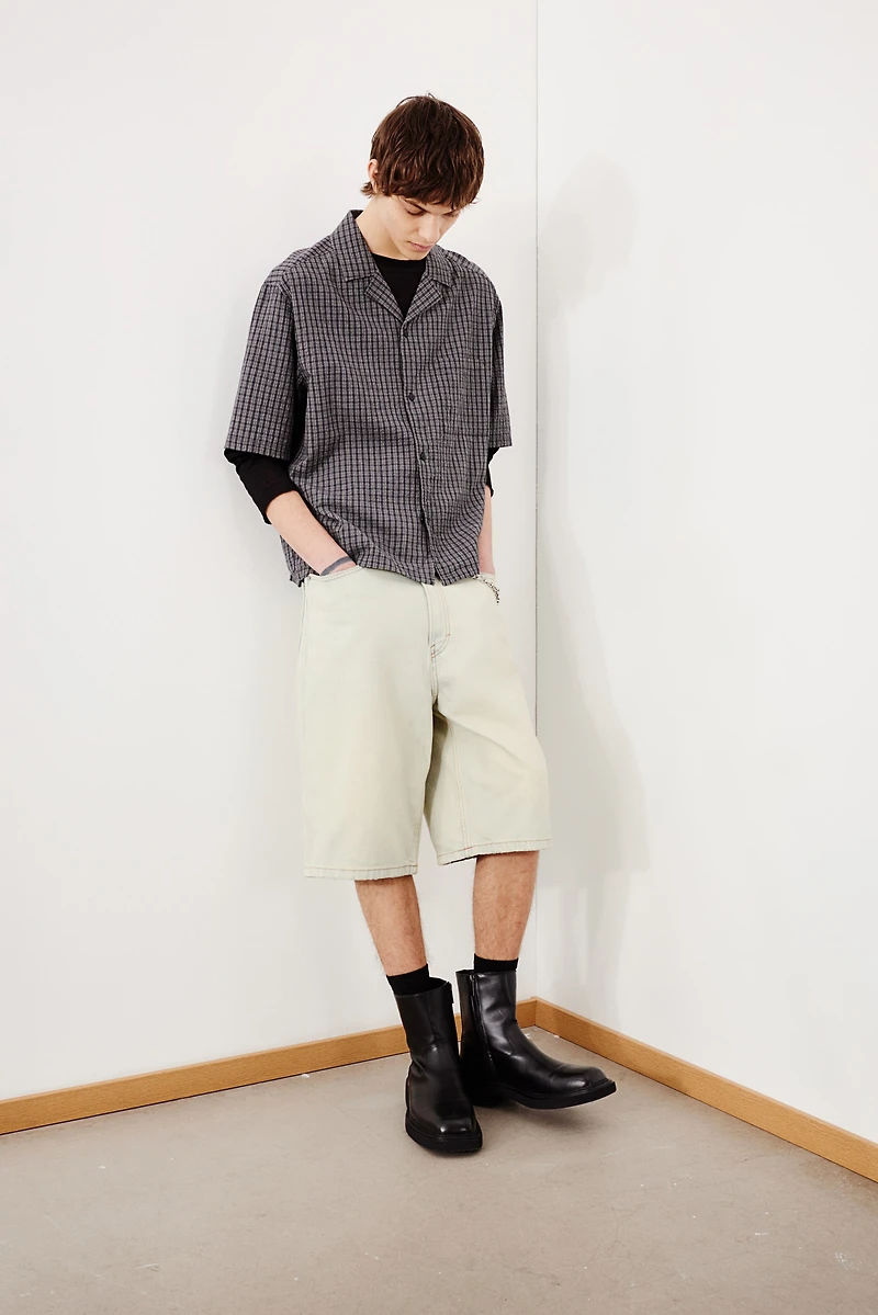 Loose-Fit Seersucker Resort Shirt