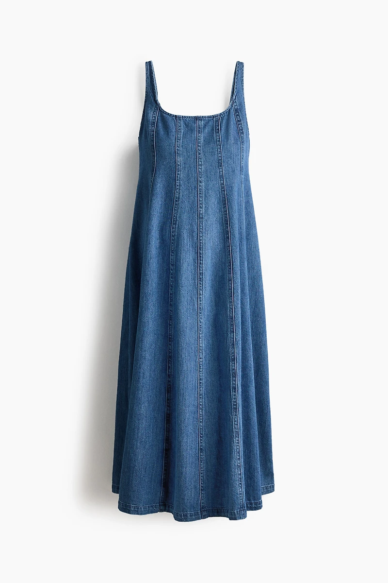 MAMA Denim Midi Dress