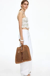 Top with Tie Shoulder Straps