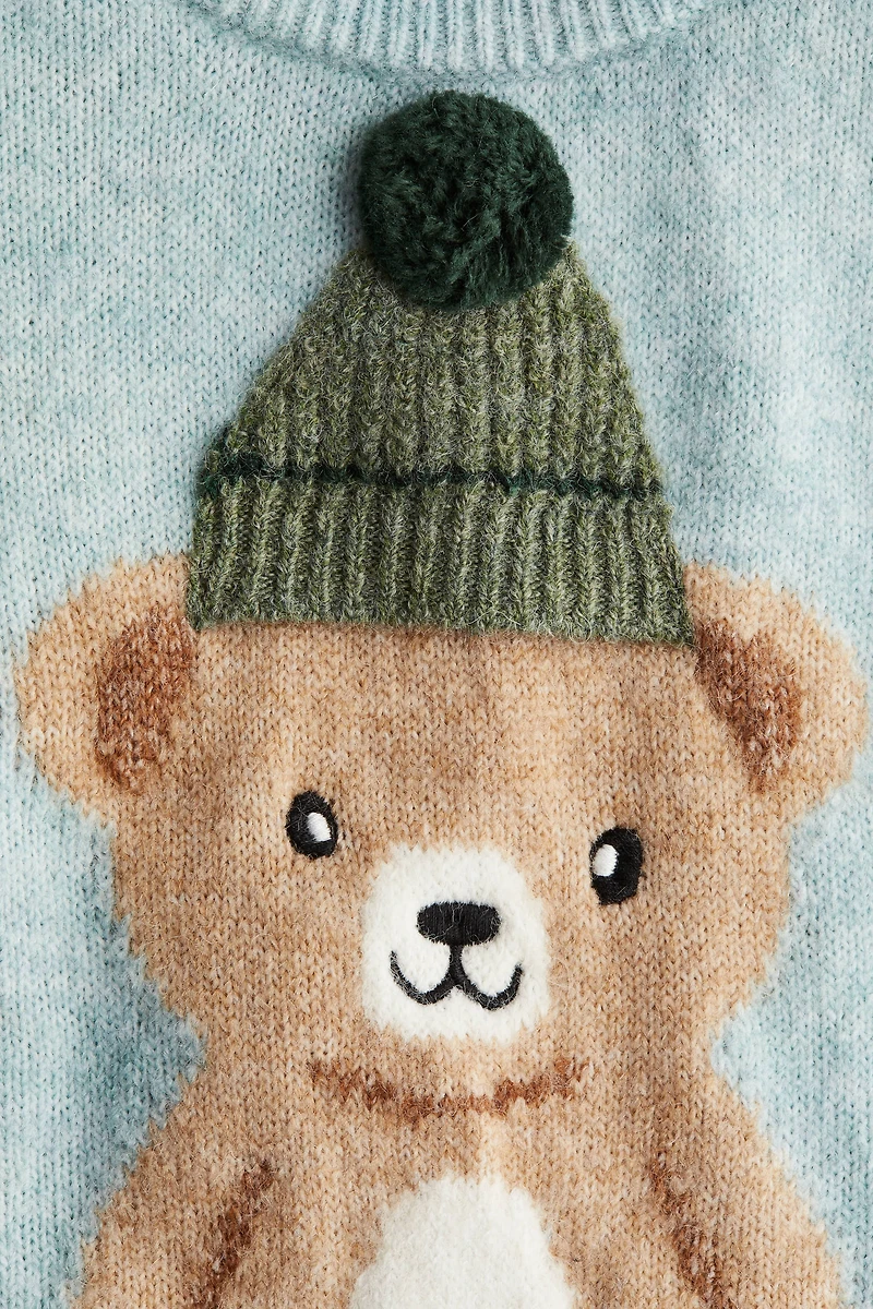 Motif-Detail Sweater