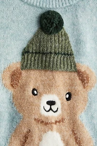 Motif-Detail Sweater