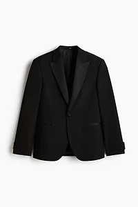Slim Fit Single-Breasted Tuxedo Jacket