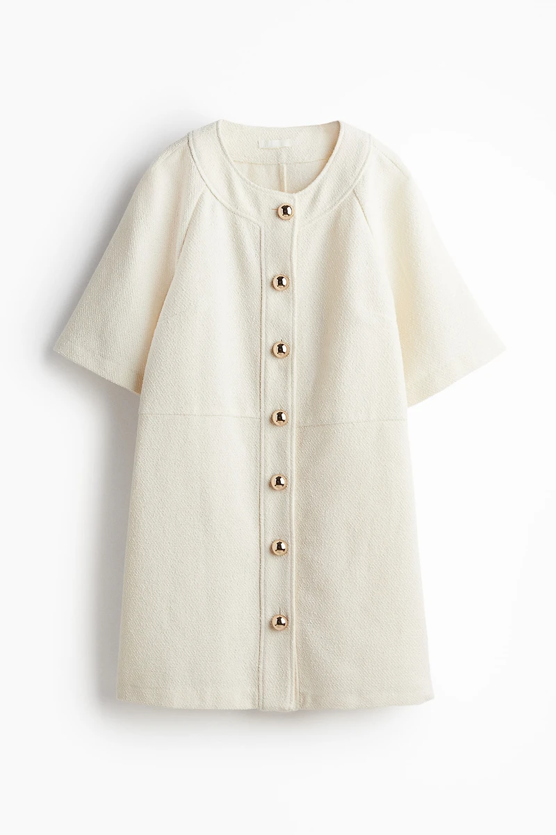 Button-Front Dress