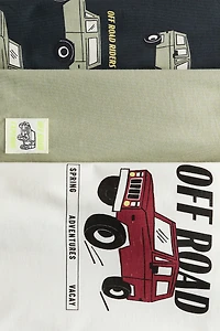 3-pack Printed T-shirts