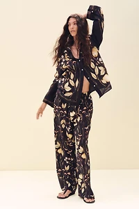 Straight-Leg Pull-On Pants