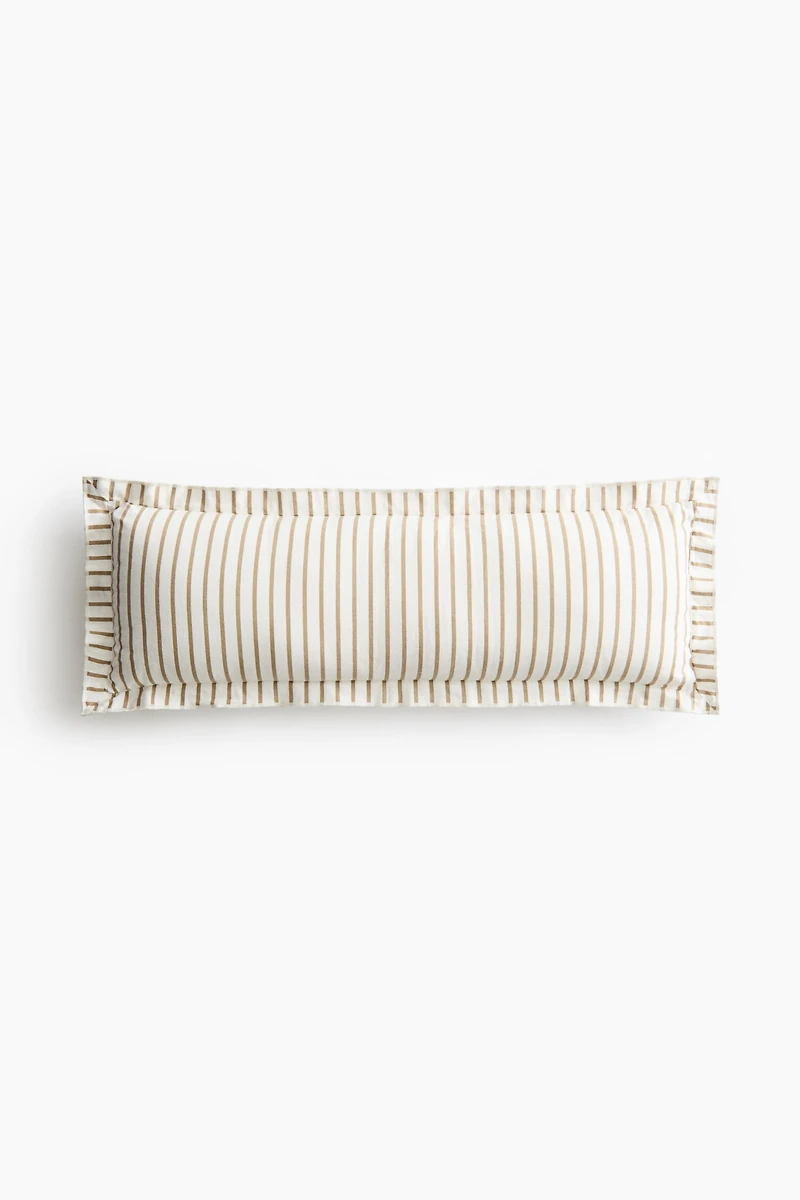 Rectangular Linen-Blend Cushion Cover