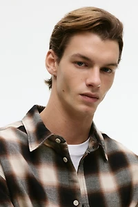 Chemise décontractée en flanelle