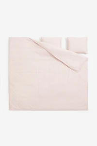 Linen-blend King/Queen Duvet Cover Set