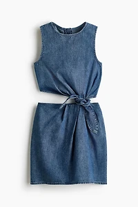 Cutout Denim Dress