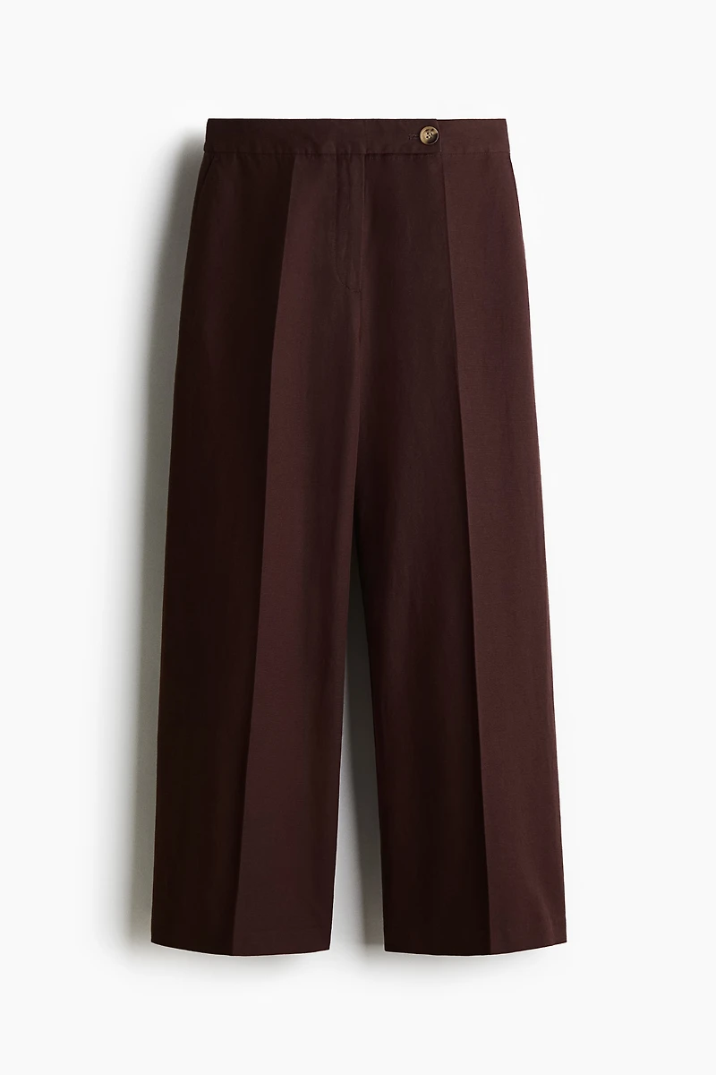 Dressy Linen-Blend Pants