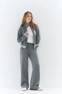 Pantalon en tricot avec cordon de serrage